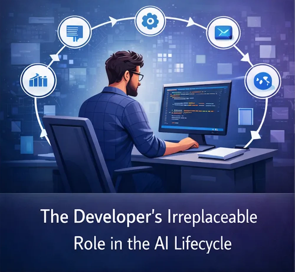 Developer managing the AI lifecycle